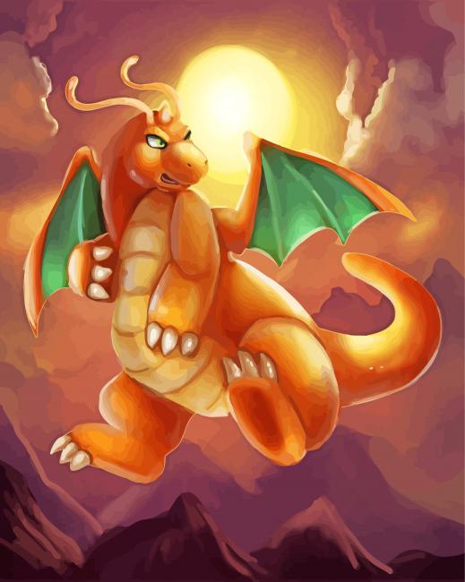 Dragonite Character Art Diamond Paintings