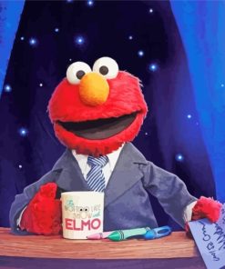 Elmo Muppet Sesame Street Diamond Paintings