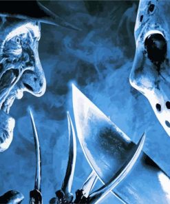 Freddy Vs Jason Movie Diamond Paintings