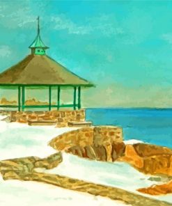 Gazebo by The Sea Diamond Paintings