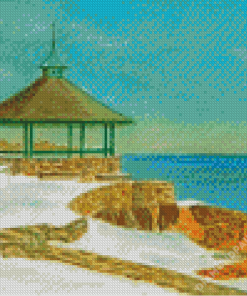 Gazebo by The Sea Diamond Paintings