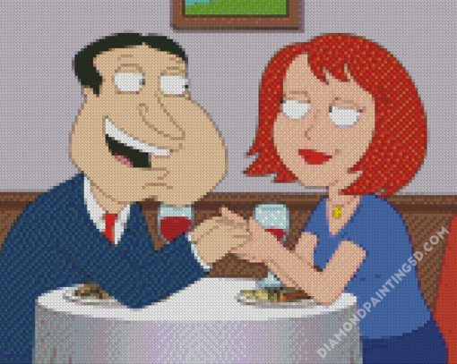 Glenn Quagmire On Date Diamond Paintings