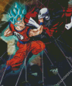 Goku Vs Jiren Diamond Paintings