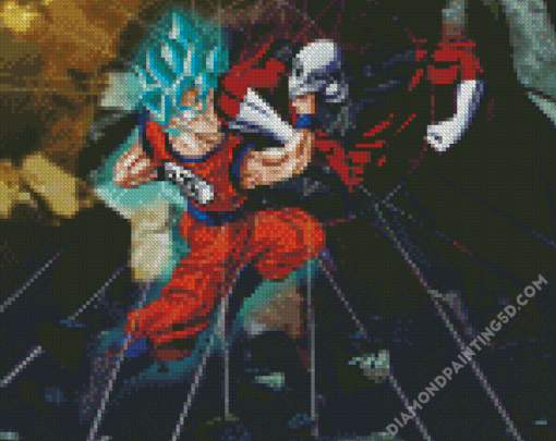 Goku Vs Jiren Diamond Paintings