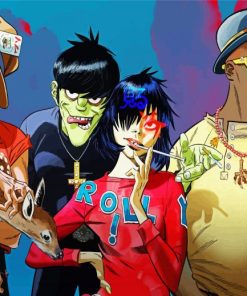 Gorillaz Singers Diamond Paintings