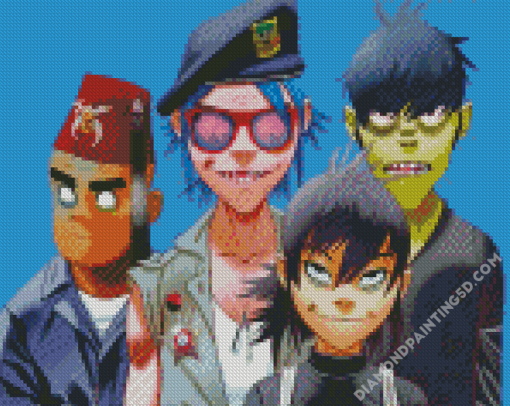 Gorillaz Diamond Paintings