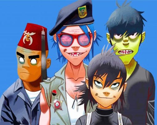 Gorillaz Diamond Paintings