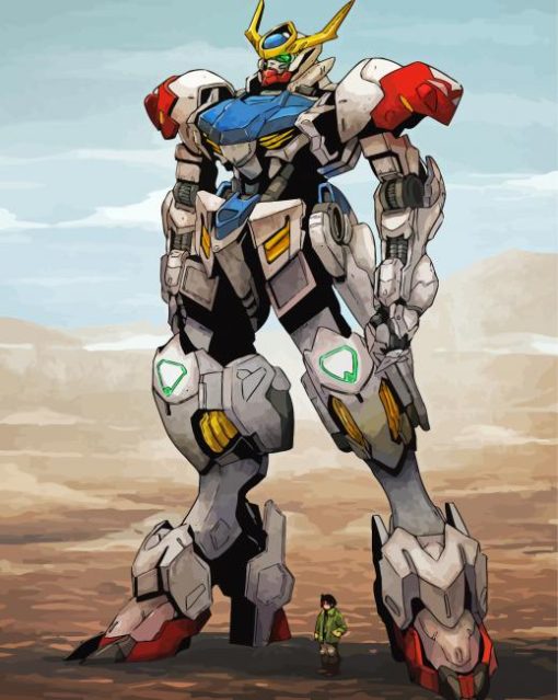 Gundam Barbatos Diamond Paintings