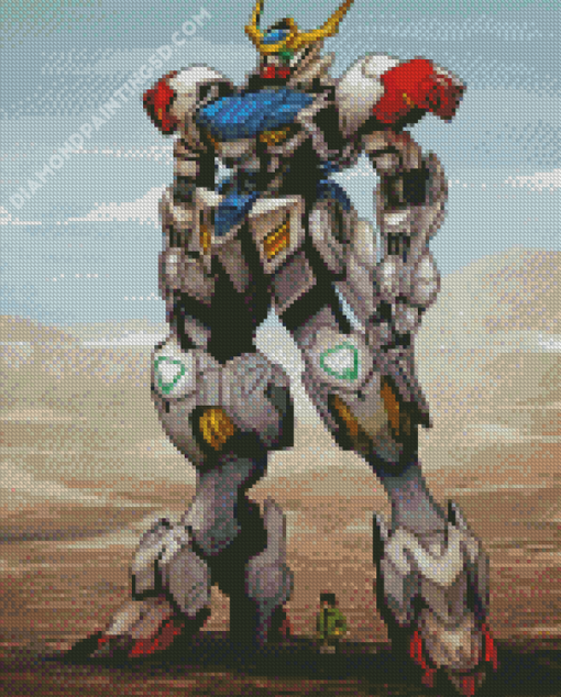 Gundam Barbatos Diamond Paintings