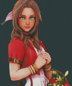 Aerith Gainsborough Final Fantasy Diamond Paintings