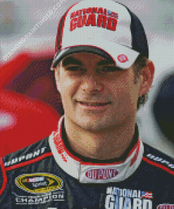 American Jeff Gordon Diamond Paintings