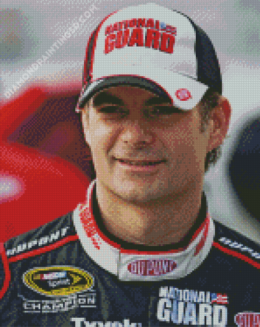 American Jeff Gordon Diamond Paintings