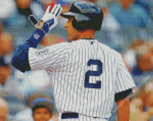 Baseballer Derek Jeter Diamond Paintings