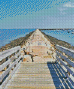 Boardwalk Plymouth Massachusetts Diamond Paintings