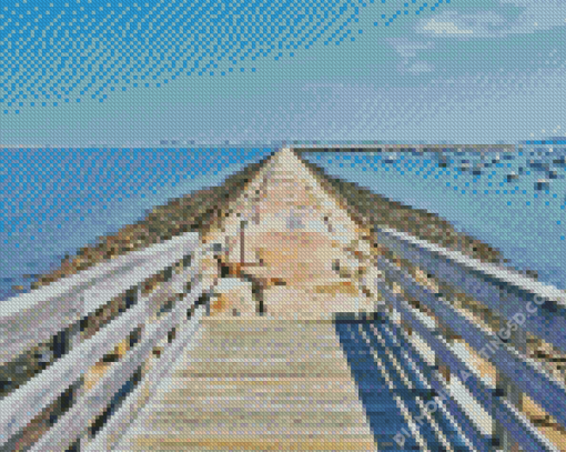 Boardwalk Plymouth Massachusetts Diamond Paintings