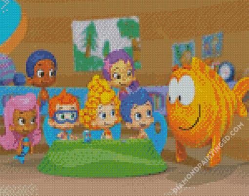 Bubble Guppies Characters Diamond Paintings