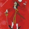 Captain Hook Art Diamond Paintings