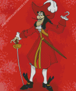 Captain Hook Art Diamond Paintings