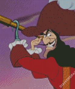 Captain Hook Character Diamond Paintings