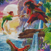 Captain Hook Fighting With Peter Pan Diamond Paintings