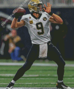 Drew Brees American Football Player Diamond Paintings