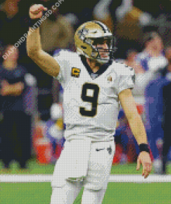 Drew Brees Player Diamond Paintings