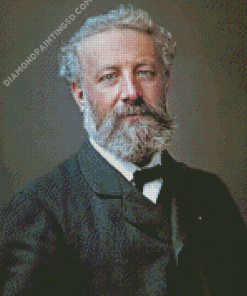 French Novelist Jules Verne Diamond Paintings