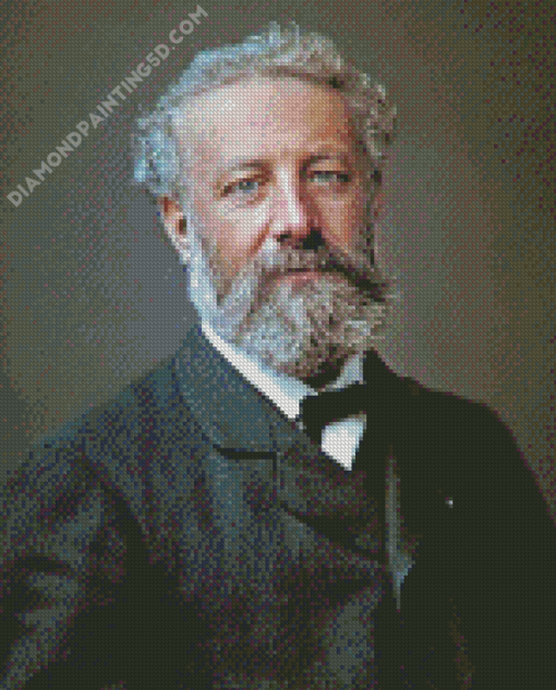 French Novelist Jules Verne Diamond Paintings