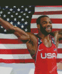 Jordan Burroughs Diamond Paintings