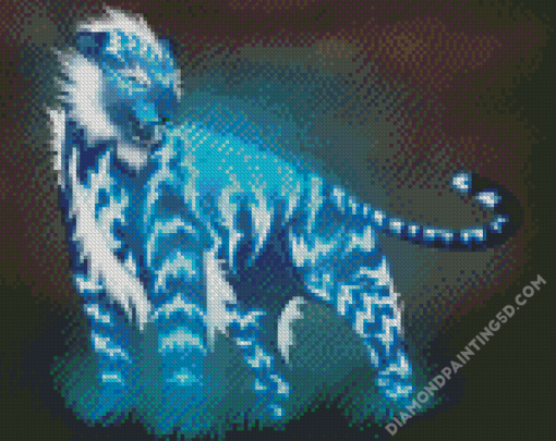 Lightning Tiger Diamond Paintings