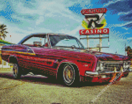 Lowrider Car Diamond Paintings