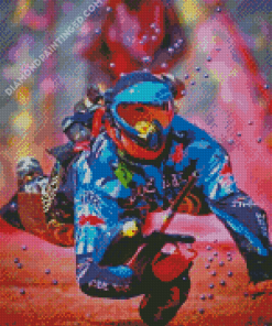 Paintball Game Player Diamond Paintings