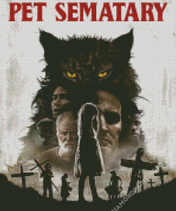 Pet Semetary Movie Poster Diamond Paintings