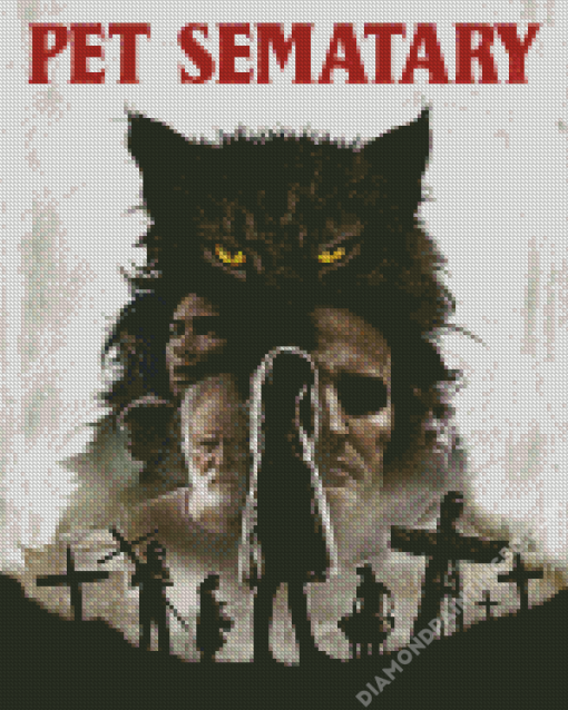 Pet Semetary Movie Poster Diamond Paintings