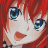 Rias Gremory Anime Character Diamond Paintings