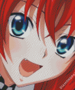 Rias Gremory Anime Character Diamond Paintings