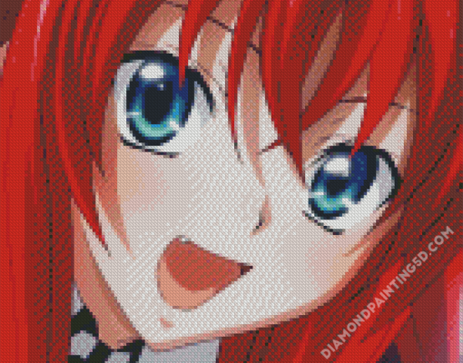 Rias Gremory Anime Character Diamond Paintings