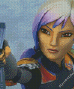 Sabine Wren Character Diamond Paintings