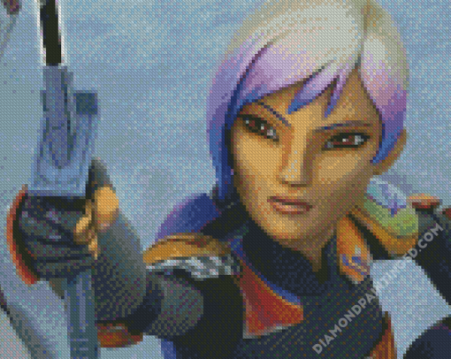 Sabine Wren Character Diamond Paintings