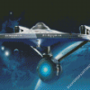 Star Trek USS Starship Entreprise Diamond Paintings