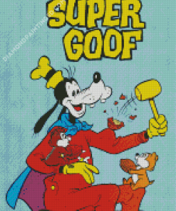 Super Goof Animation Poster Diamond Paintings