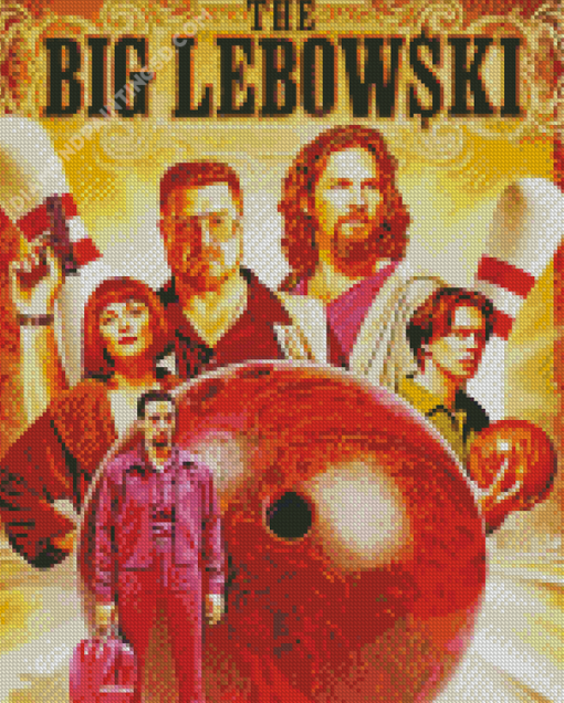 The Big Lebowski Movie Poster Diamond Paintings