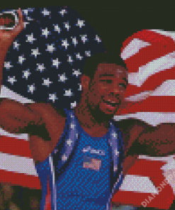 Wrestler Jordan Burroughs Diamond Paintings