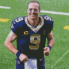 American Football Player Drew Brees Diamond Paintings