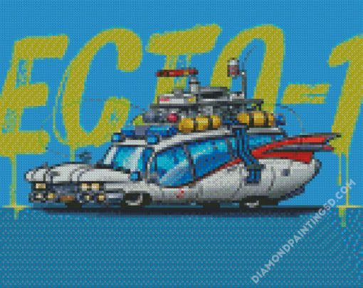 Ecto 1 Art Diamond Paintings