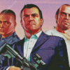 Grand Theft Auto Game Characters Diamond Paintings