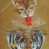 Tiger Water Reflection Diamond Paintings