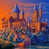 Harry Potter Castle Illustration Diamond Paintings