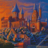 Harry Potter Castle Illustration Diamond Paintings