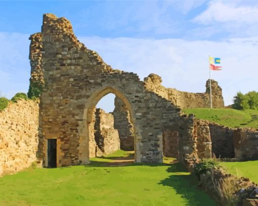 Hastings Castle Diamond Paintings